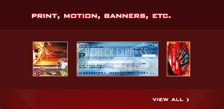 Print, banners, motion, etc.